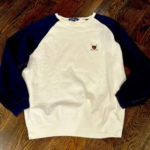Polo ralph Lauren sweatshirt with golf motifs on chest